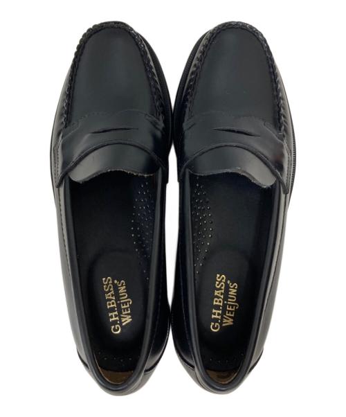 G.H.BASS（ジーエイチバス）G.H.BASS (ジーエイチバス) コインローファー ブラック サイズ:SIZE 6 1/2の古着・服飾アイテム