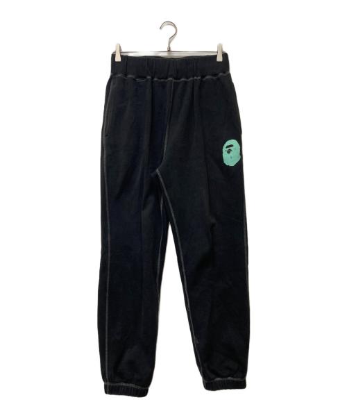 A BATHING APE（アベイシングエイプ）A BATHING APE (ア ベイシング エイプ) スウェットパンツ ブラック サイズ:Ｍの古着・服飾アイテム