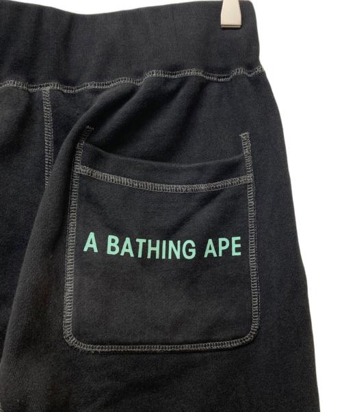 A BATHING APE（アベイシングエイプ）A BATHING APE (ア ベイシング エイプ) スウェットパンツ ブラック サイズ:Ｍの古着・服飾アイテム