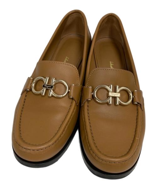 Salvatore Ferragamo（サルヴァトーレ フェラガモ）Salvatore Ferragamo (サルヴァトーレ フェラガモ) ガンチーニビットローファー ブラウン サイズ:SIZE 6の古着・服飾アイテム