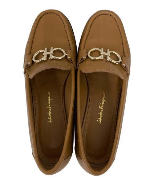 Salvatore Ferragamo（サルヴァトーレ フェラガモ）Salvatore Ferragamo (サルヴァトーレ フェラガモ) ガンチーニビットローファー ブラウン サイズ:SIZE 6の古着・服飾アイテム