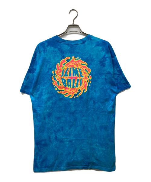 SANTA CRUZ（サンタクルーズ）SANTA CRUZ (サンタクルーズ) スライムボールTシャツ　90’s　NHSタグ ブルー サイズ:LARGEの古着・服飾アイテム