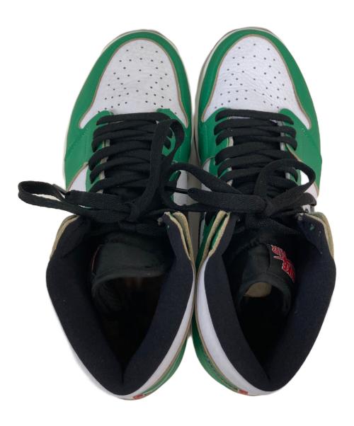NIKE（ナイキ）NIKE (ナイキ) WMNS AIR JORDAN 1 RETRO HIGH OG グリーン サイズ:SIZE 27cmの古着・服飾アイテム