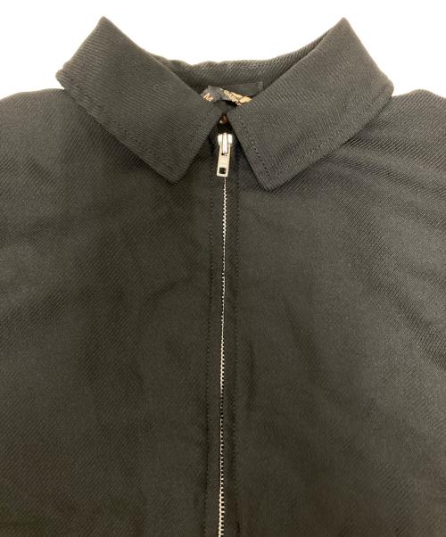 BLACK COMME des GARCONS（ブラックコムデギャルソン）BLACK COMME des GARCONS (ブラックコムデギャルソン) ポリエステル縮絨 製品後加工ジャケット ブラック サイズ:SIZE Mの古着・服飾アイテム
