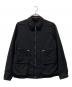 BLACK COMME des GARCONS（ブラックコムデギャルソン）の古着「ポリエステル縮絨 製品後加工ジャケット」｜ブラック