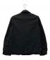 BLACK COMME des GARCONS (ブラックコムデギャルソン) ポリエステル縮絨 製品後加工ジャケット ブラック サイズ:SIZE M：30000円