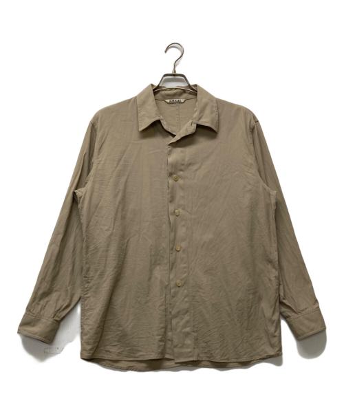 AURALEE（オーラリー）AURALEE (オーラリー) exclusive hard twist gabardine shirts ベージュ サイズ:SIZE 4の古着・服飾アイテム