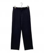 AURALEEオーラリー）の古着「HARD TWIST WOOL DOBBY SLACKS」｜ネイビー