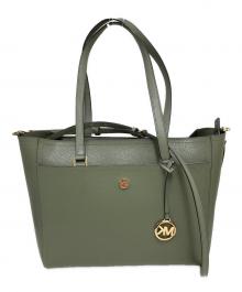 MICHAEL KORS（マイケル・コース）の古着「3イン1 トートバッグ」｜オリーブ