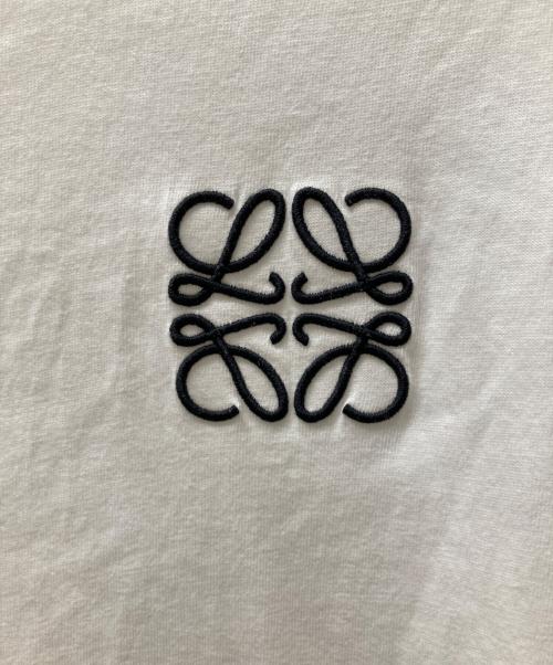 LOEWE（ロエベ）LOEWE (ロエベ) アナグラム刺繍Tシャツ ホワイト サイズ:Ｍの古着・服飾アイテム