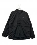 BUDSPOOLバッズプール）の古着「SIDE STRIPED NYLON ANORAK JACKET」｜ブラック