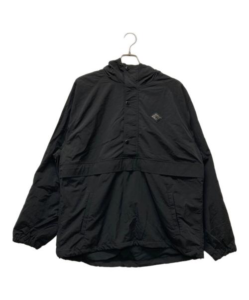 BUDSPOOL（バッズプール）BUDSPOOL (バッズプール) SIDE STRIPED NYLON ANORAK JACKET ブラック サイズ:SIZE XLの古着・服飾アイテム