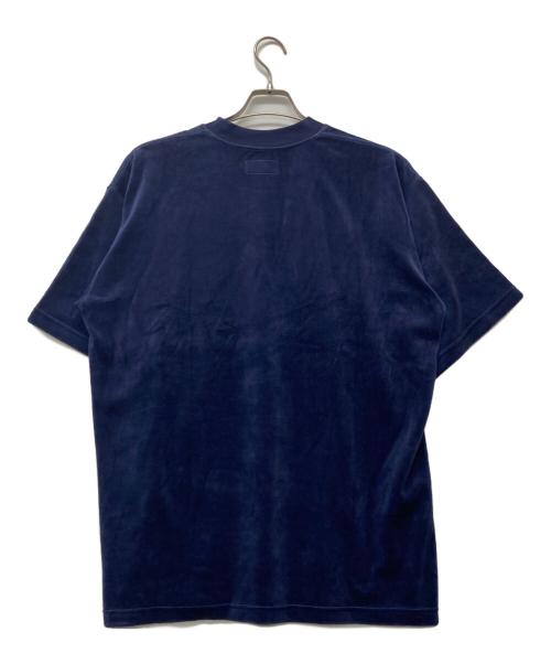 BUDSPOOL（バッズプール）BUDSPOOL (バッズプール) BUBBLE HASH VELOUR S/S TEE ネイビー サイズ:SIZE XLの古着・服飾アイテム