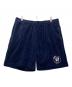 BUDSPOOL（バッズプール）の古着「BUBBLE HASH VELOUR TRUCK SHORTS」｜ネイビー