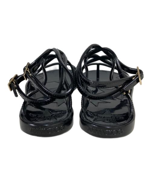 JIMMY CHOO（ジミーチュウ）JIMMY CHOO (ジミーチュウ) LANCE JELLY ブラック サイズ:SIZE 36の古着・服飾アイテム