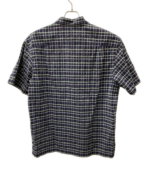 SUPREME（シュプリーム）SUPREME (シュプリーム) Plaid Corduroy Half Zip S/S Shirt ブラック×グリーン サイズ:Ｌの古着・服飾アイテム