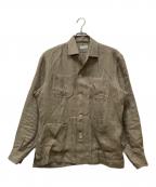 MARIA SANTANGELOマリア サンタンジェロ）の古着「リネンカバーオール」｜ベージュ