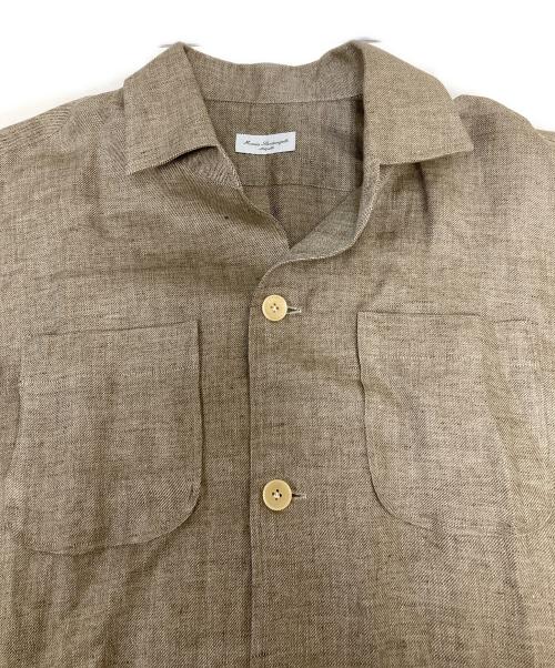 MARIA SANTANGELO（マリア サンタンジェロ）Maria Santangelo (マリア サンタンジェロ) リネンカバーオール ベージュ サイズ:SIZE XLの古着・服飾アイテム