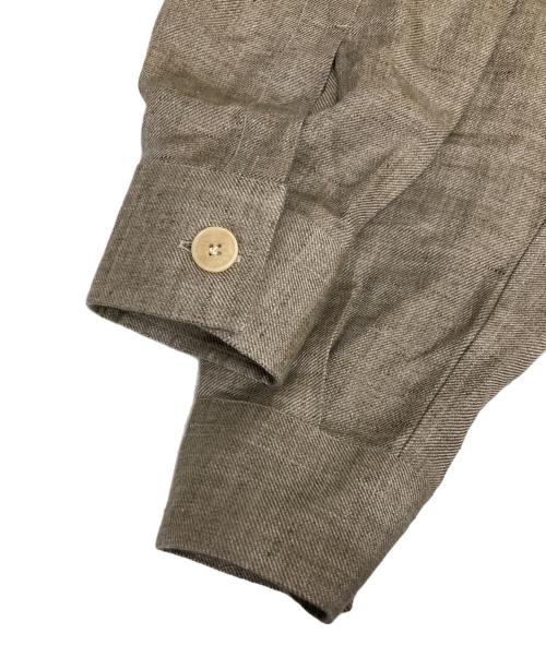 MARIA SANTANGELO（マリア サンタンジェロ）Maria Santangelo (マリア サンタンジェロ) リネンカバーオール ベージュ サイズ:SIZE XLの古着・服飾アイテム