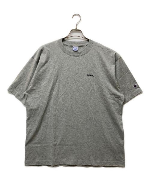 SOPH.（ソフ）SOPH. (ソフ) Champion (チャンピオン) BASIC TEE グレー サイズ:XLの古着・服飾アイテム