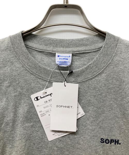 SOPH.（ソフ）SOPH. (ソフ) Champion (チャンピオン) BASIC TEE グレー サイズ:XLの古着・服飾アイテム