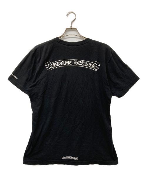 CHROME HEARTS（クロムハーツ）CHROME HEARTS (クロムハーツ) CHプラスクロスプリント ポケット Tシャツ ブラック サイズ:Lの古着・服飾アイテム