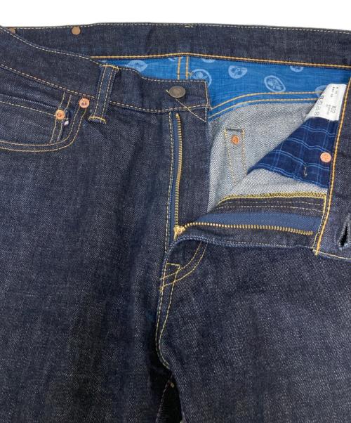 MOMOTARO JEANS（桃太郎ジーンズ）MOMOTARO JEANS (桃太郎ジーンズ) G015-MZ 銅丹特濃ナローテーパード ジッパーフライ インディゴ サイズ:SIZE 81cm (W32)の古着・服飾アイテム
