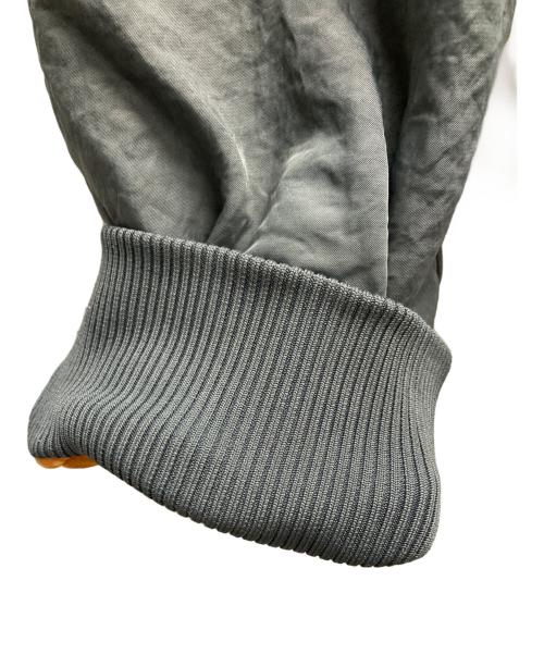 stussy（ステューシー）stussy (ステューシー) Dyed Nylon Bomber Jacket グリーン サイズ:Ｌの古着・服飾アイテム