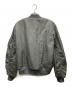 stussy (ステューシー) Dyed Nylon Bomber Jacket グリーン サイズ:Ｌ：23000円