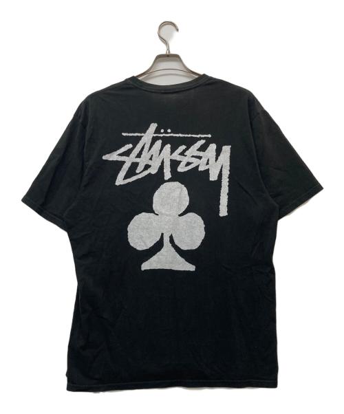stussy（ステューシー）stussy (ステューシー) プリントTシャツ ブラック サイズ:Ｌの古着・服飾アイテム