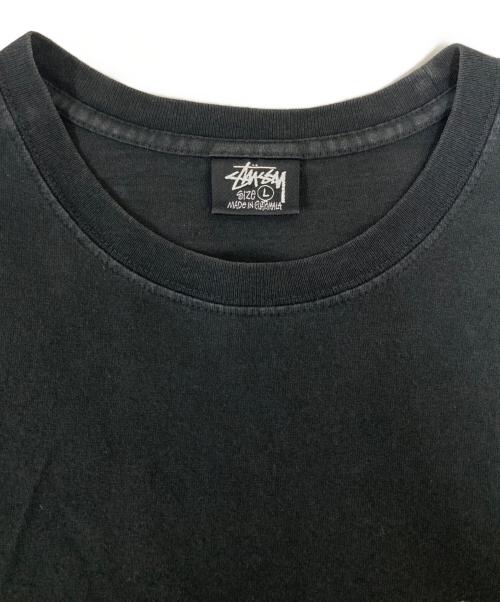 stussy（ステューシー）stussy (ステューシー) プリントTシャツ ブラック サイズ:Ｌの古着・服飾アイテム