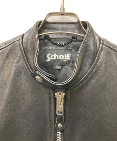 Schott（ショット）Schott (ショット) 70’S SINGLE RIDERS JACKET ブラック サイズ:Lの古着・服飾アイテム