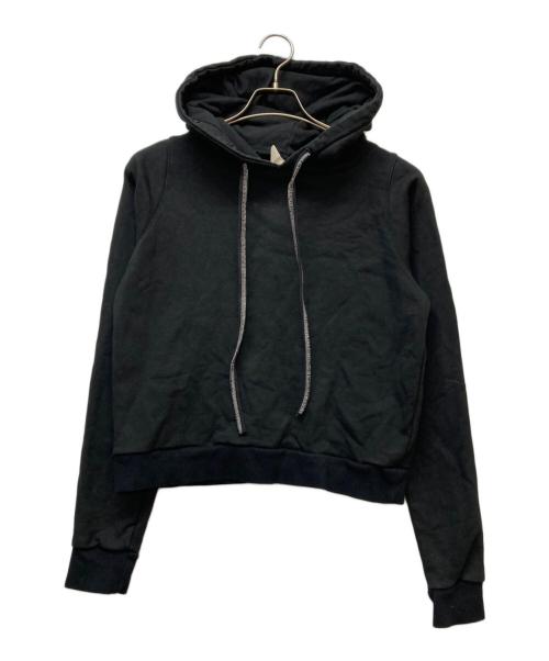 SHINYA KOZUKA（シンヤコズカ）SHINYA KOZUKA (シンヤコズカ) ORDINARY DIVING SKINNY HOODIE ブラック サイズ:MEDIUMの古着・服飾アイテム