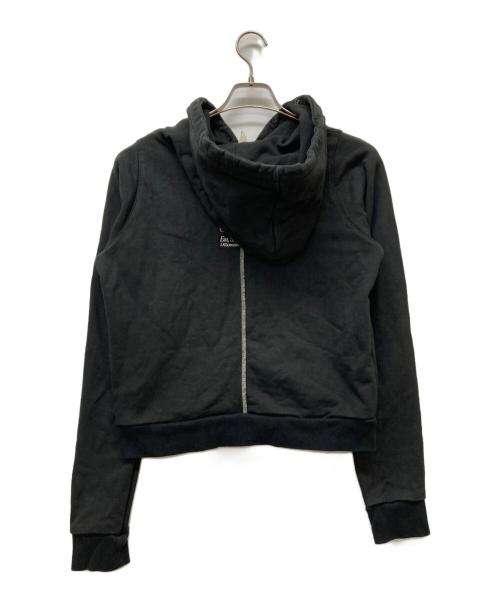 SHINYA KOZUKA（シンヤコズカ）SHINYA KOZUKA (シンヤコズカ) ORDINARY DIVING SKINNY HOODIE ブラック サイズ:MEDIUMの古着・服飾アイテム