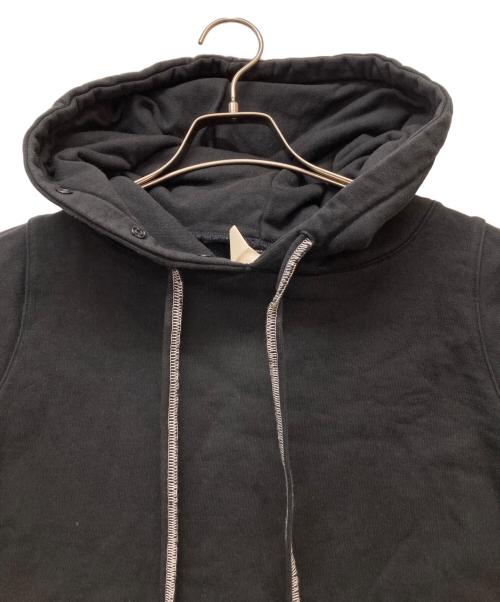 SHINYA KOZUKA（シンヤコズカ）SHINYA KOZUKA (シンヤコズカ) ORDINARY DIVING SKINNY HOODIE ブラック サイズ:MEDIUMの古着・服飾アイテム