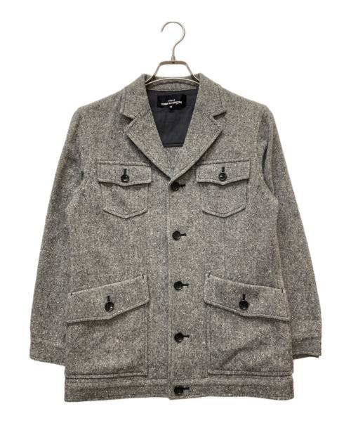 tricot COMME des GARCONS（トリココムデギャルソン）tricot COMME des GARCONS (トリココムデギャルソン) ハーフコート グレー サイズ:Ⅿの古着・服飾アイテム