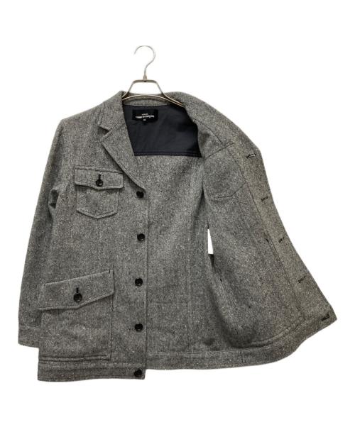 tricot COMME des GARCONS（トリココムデギャルソン）tricot COMME des GARCONS (トリココムデギャルソン) ハーフコート グレー サイズ:Ⅿの古着・服飾アイテム