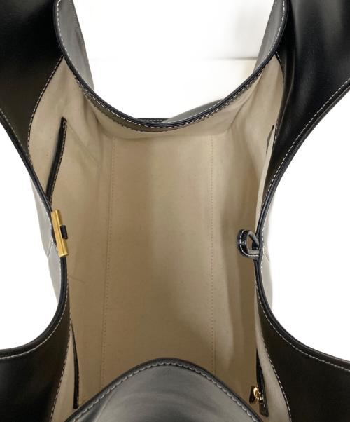 Atelier de LUMEN（アトリエ・ド・ルメン）Atelier de Lumen (アトリエ・ド・ルメン) Panier Grand Bag ブラックの古着・服飾アイテム