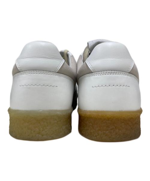 MM6 Maison Margiela（エムエムシックスメゾンマルジェラ）MM6 Maison Margiela (エムエムシックスメゾンマルジェラ) ジャーマントレーナースニーカー ホワイト サイズ:41の古着・服飾アイテム