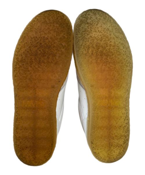 MM6 Maison Margiela（エムエムシックスメゾンマルジェラ）MM6 Maison Margiela (エムエムシックスメゾンマルジェラ) ジャーマントレーナースニーカー ホワイト サイズ:41の古着・服飾アイテム