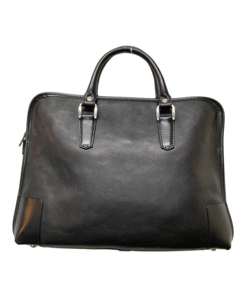 STEFANOMANO（ステファノマーノ）STEFANOMANO (ステファノマーノ) オールレザーブリーフケース ブラックの古着・服飾アイテム