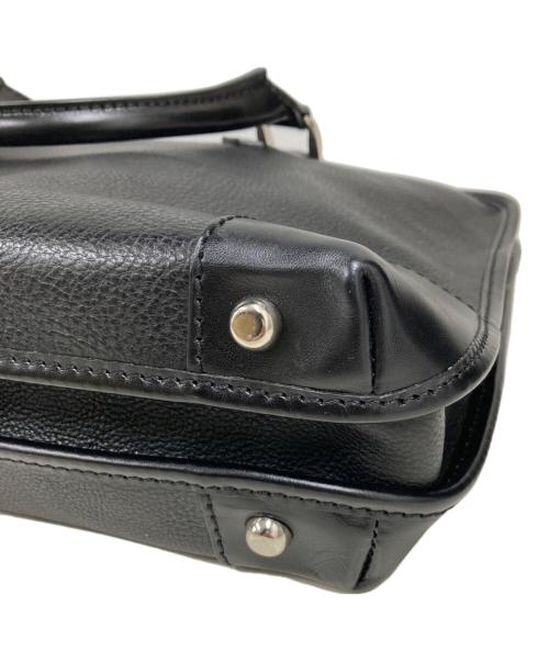 STEFANOMANO（ステファノマーノ）STEFANOMANO (ステファノマーノ) オールレザーブリーフケース ブラックの古着・服飾アイテム