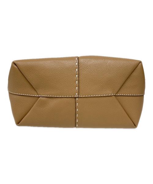 TORY BURCH（トリーバーチ）TORY BURCH (トリーバーチ) MCGRAW SMALL DRAWSTRING SATCHEL ベージュの古着・服飾アイテム