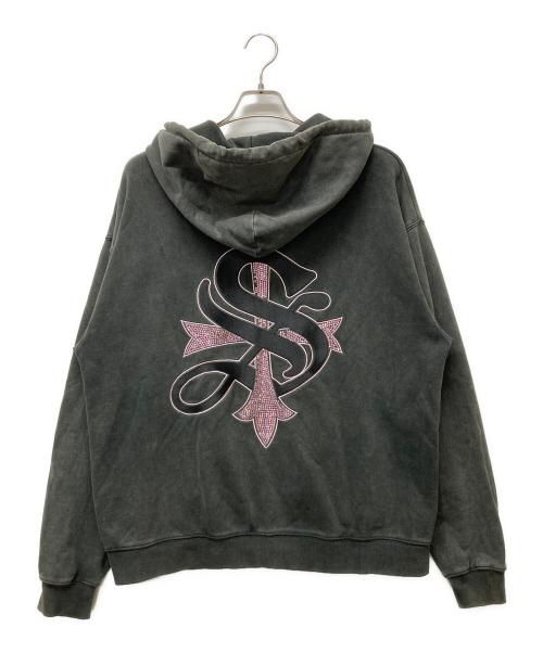 SUPPLIER（サプライヤー）SUPPLIER (サプライヤー) ライトストーンジップパーカー ブラック サイズ:Ｌの古着・服飾アイテム