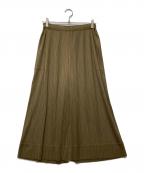 PLEATS PLEASEプリーツプリーズ）の古着「プリーツパンツ」｜カーキ