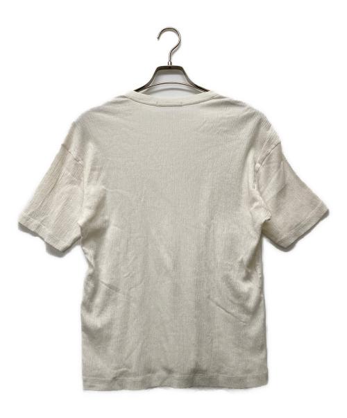 ISSEY MIYAKE MEN（イッセイミヤケメン）ISSEY MIYAKE MEN (イッセイミヤケメン) プリーツTシャツ ホワイト サイズ:1の古着・服飾アイテム