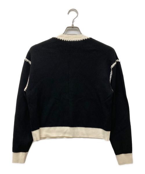 theory（セオリー）theory (セオリー) Morton Wool Blanket ST Cardi ブラック サイズ:Ｓの古着・服飾アイテム