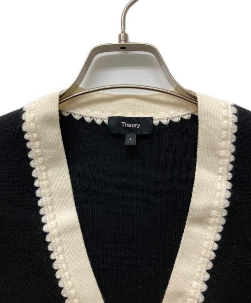 theory（セオリー）theory (セオリー) Morton Wool Blanket ST Cardi ブラック サイズ:Ｓの古着・服飾アイテム