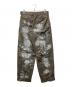KOLOR (カラー) 24AW ペイントパンツ ブラウン サイズ:2：28000円