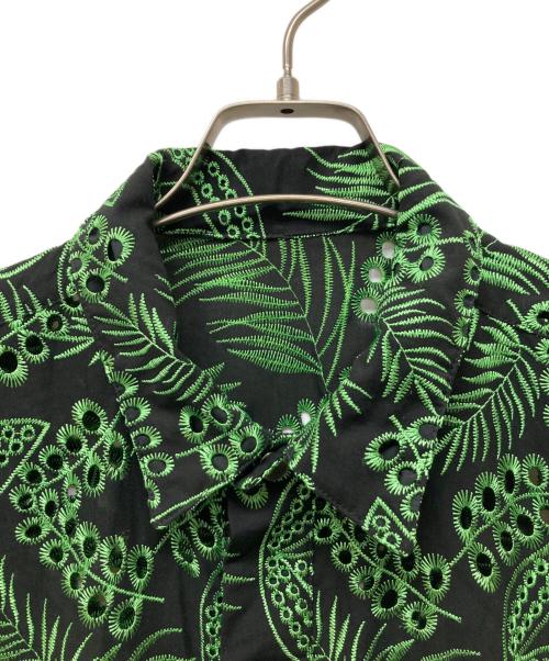 TOGA VIRILIS（トーガ ビリリース）TOGA VIRILIS (トーガ ビリリース) 23SS Cotton Embroidery Blouson Shirt グリーン サイズ:46の古着・服飾アイテム